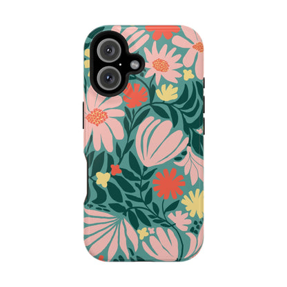 Botanica Teal iPhone Magsafe iPhone 16 Glossy