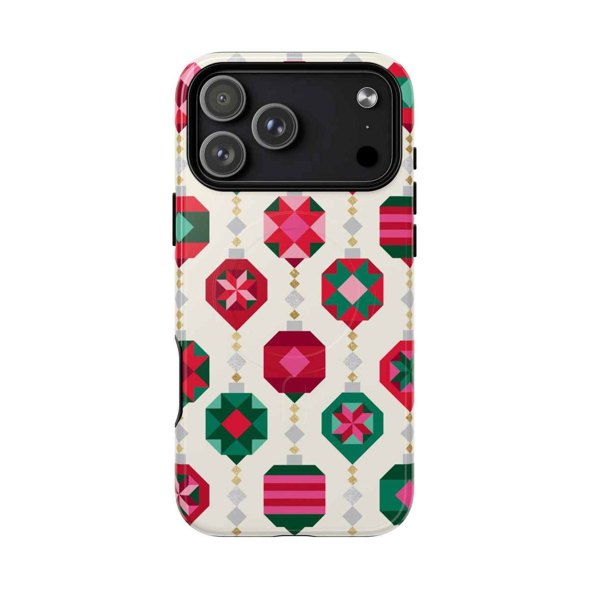 Felicity Ornaments MagSafe iPhone 18 Pro Max Case – Glossy | holiday ornament print
