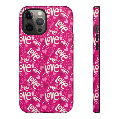 Lotta Love Pattern iPhone Tough Case