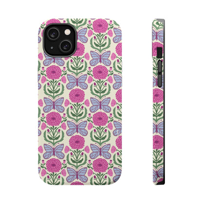Butterfly MagSafe iPhone Case - Elegant Nature Art