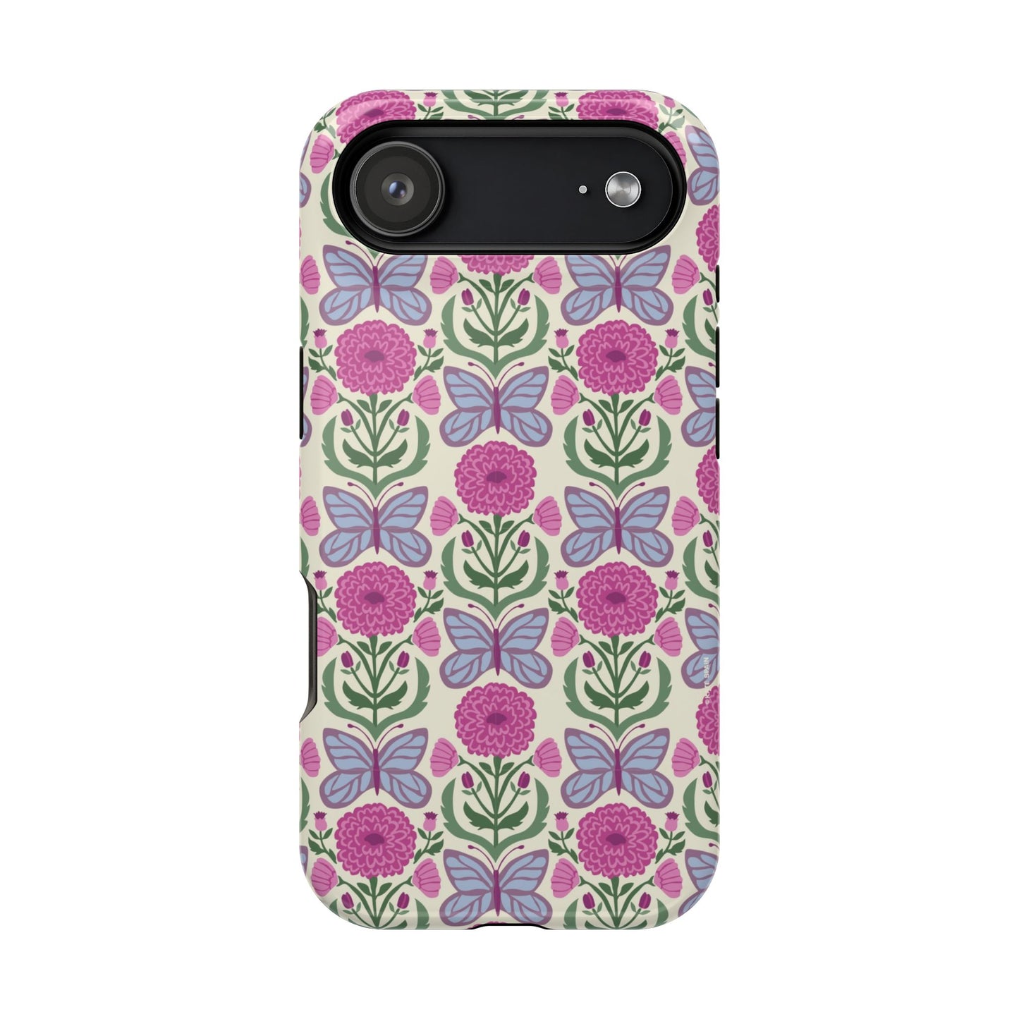 Butterfly MagSafe iPhone Case - Elegant Nature Art