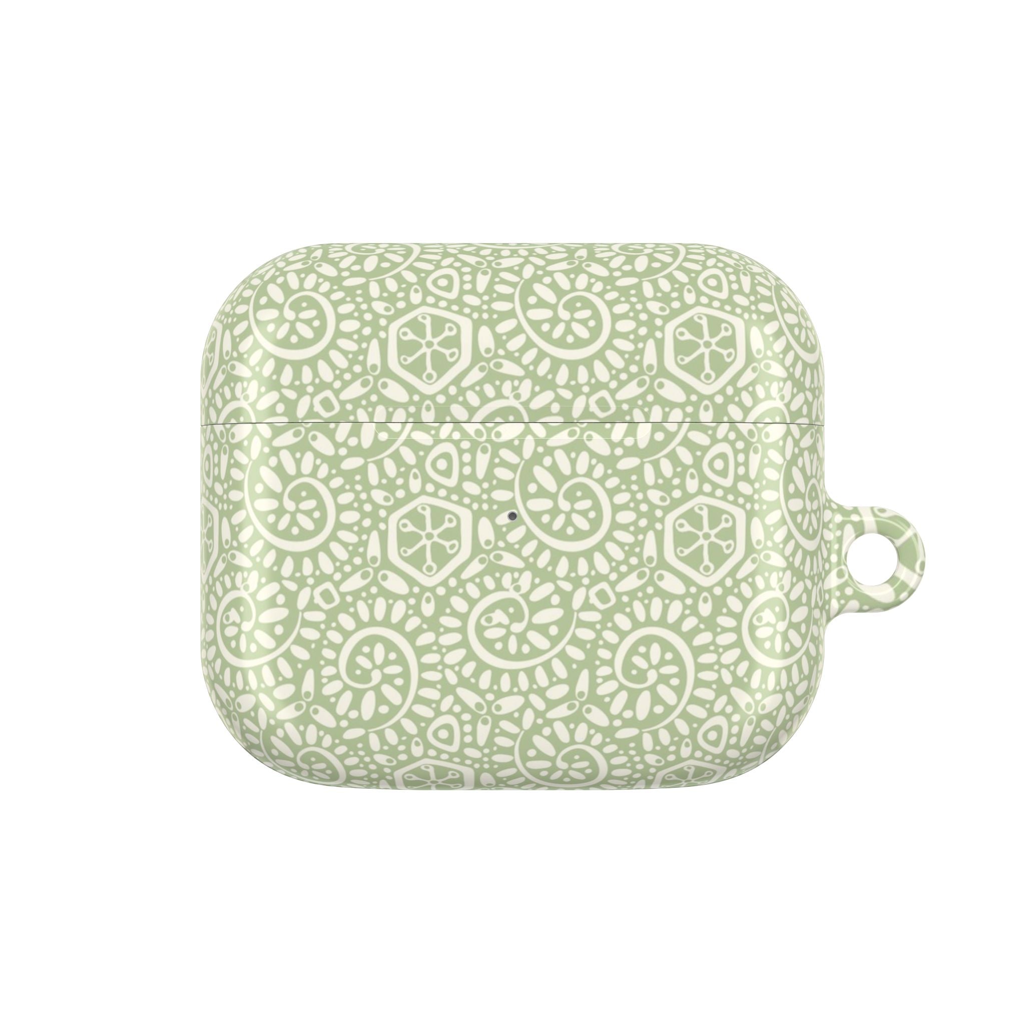 Canto Swirls Pastel Sage AirPods Case