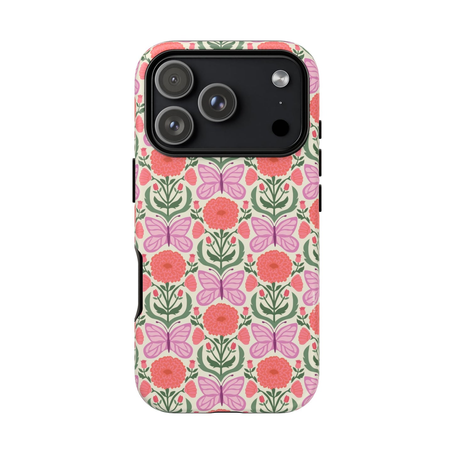 Pink Butterfly iPhone Case - Nature Inspired Design