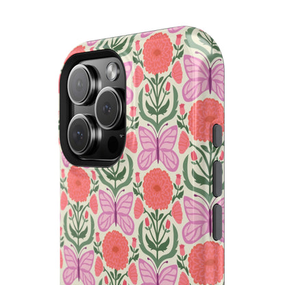 Pink Butterfly MagSafe iPhone Case - Fresh from the Fields