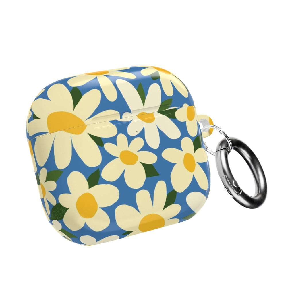 Shasta Daisy Blue AirPods Case