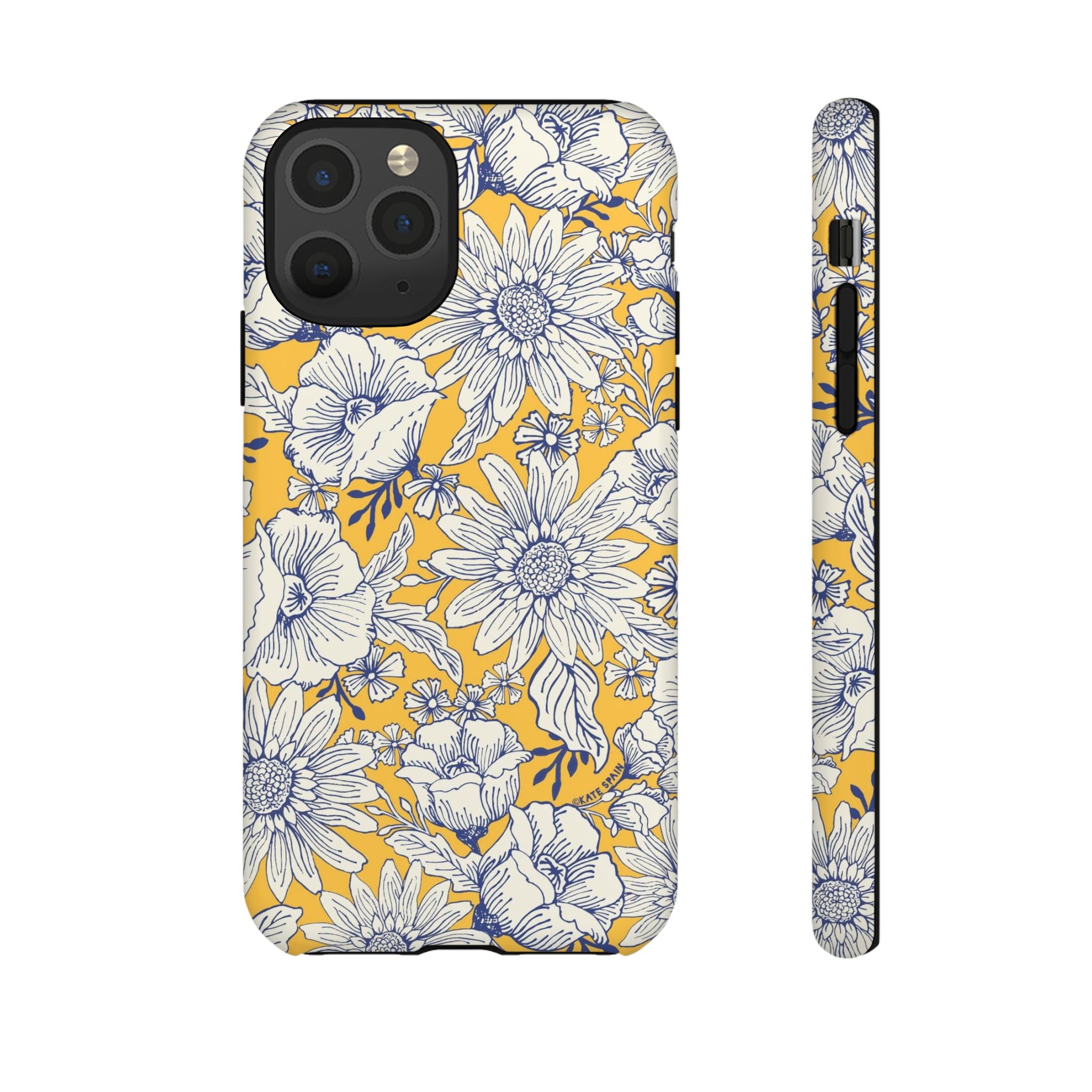 iPhone 11 Pro case with Jardin floral pattern in matte finish