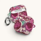 Tea Rose Burgundy AirPods Case