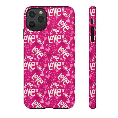 Lotta Love Pattern iPhone Tough Case