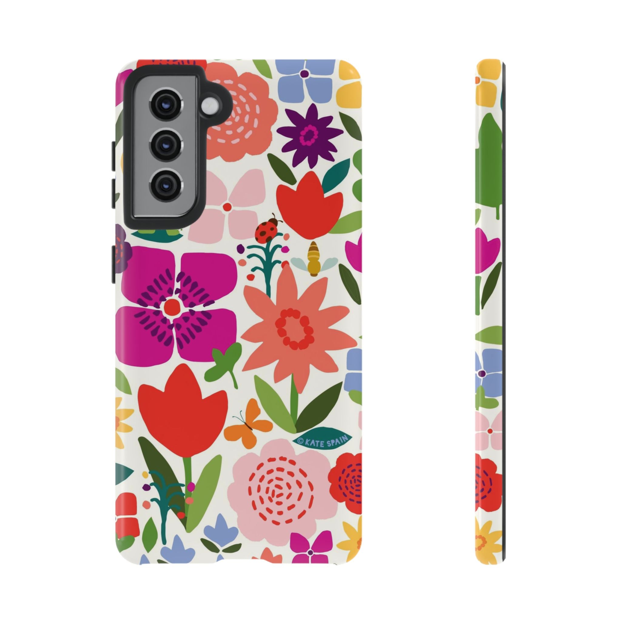 Happy Blooms Samsung Tough Case Samsung Galaxy S21 Glossy