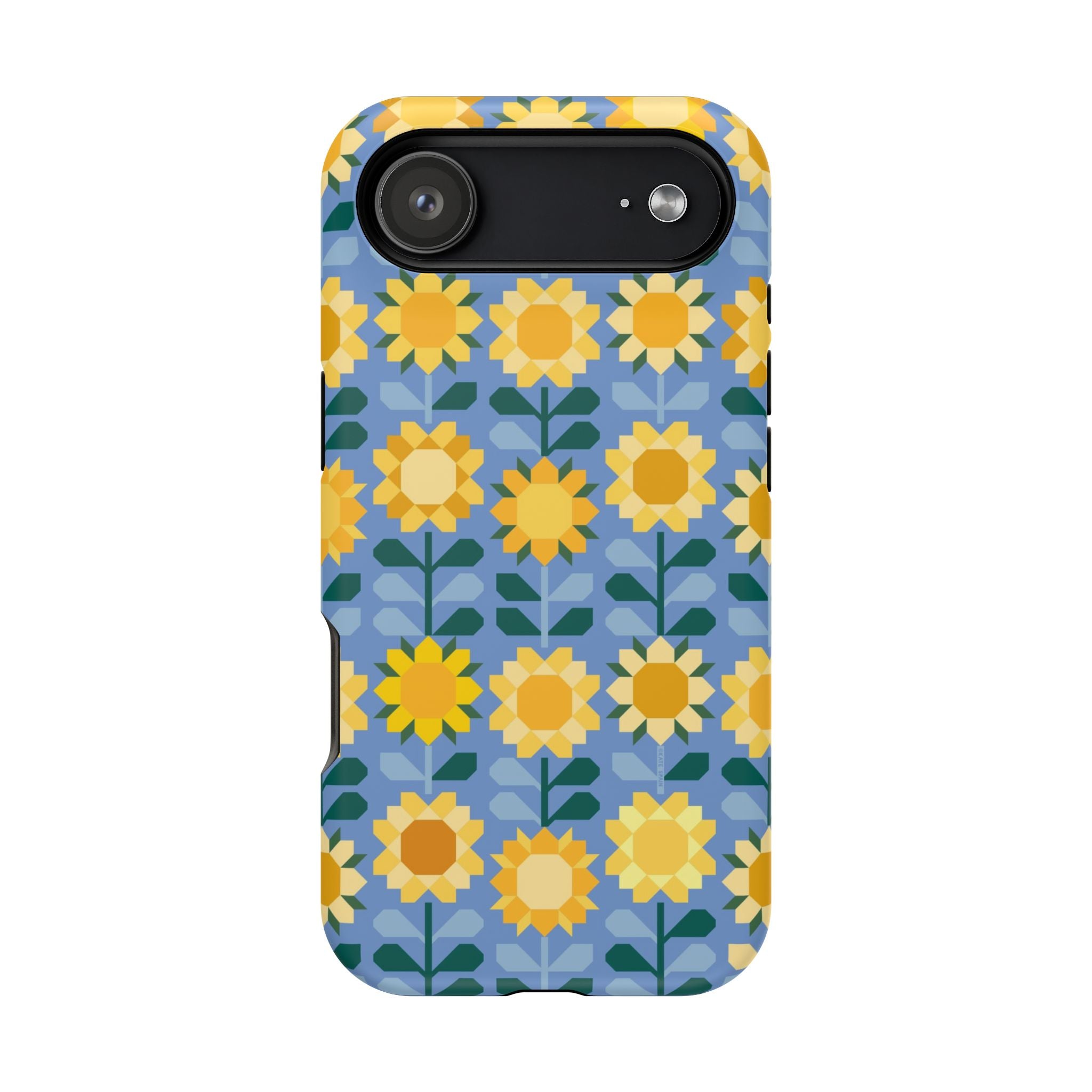 iPhone 17 Air MagSafe case with Sunflowers pattern in matte finish
