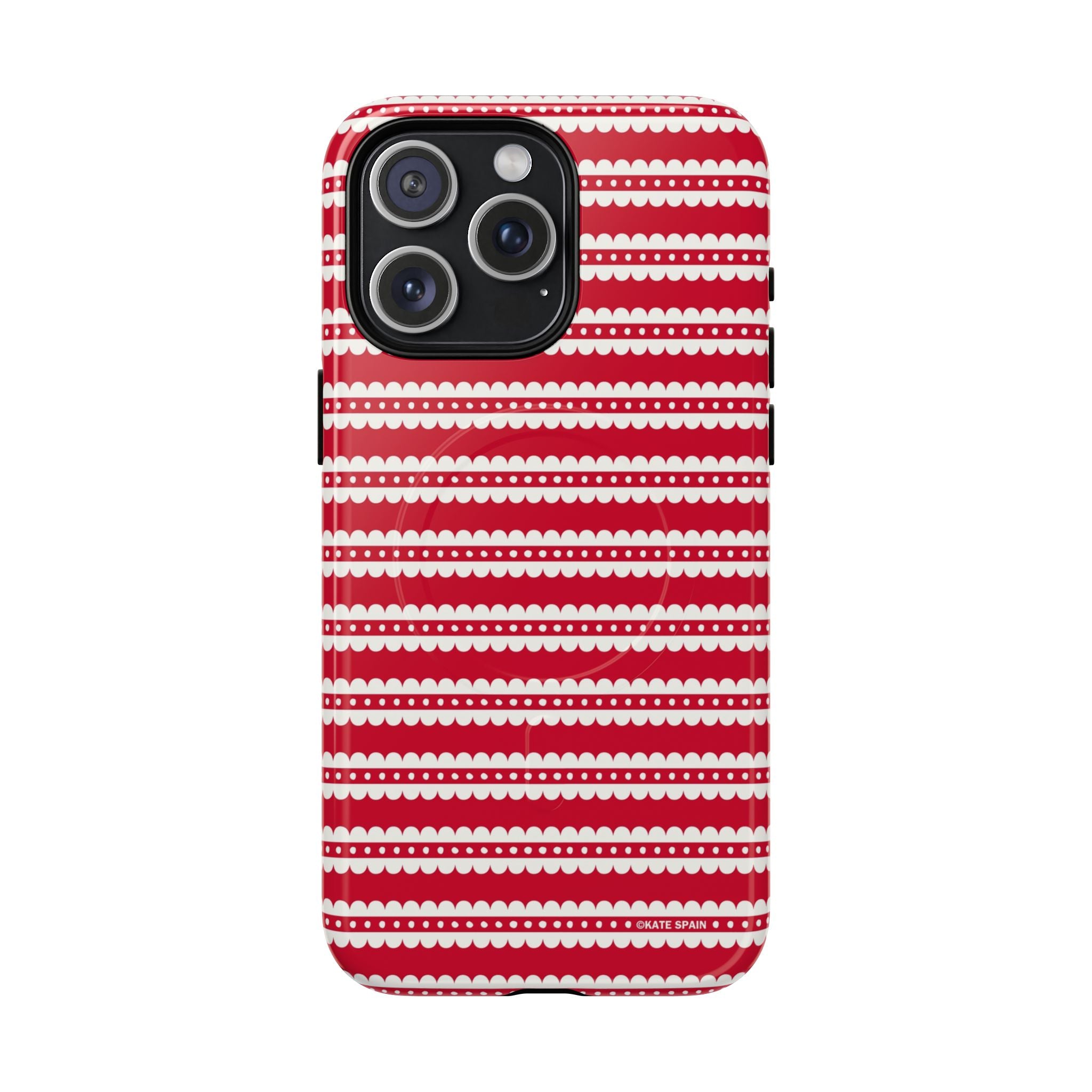 Candy Cane Stripe MagSafe iPhone Case