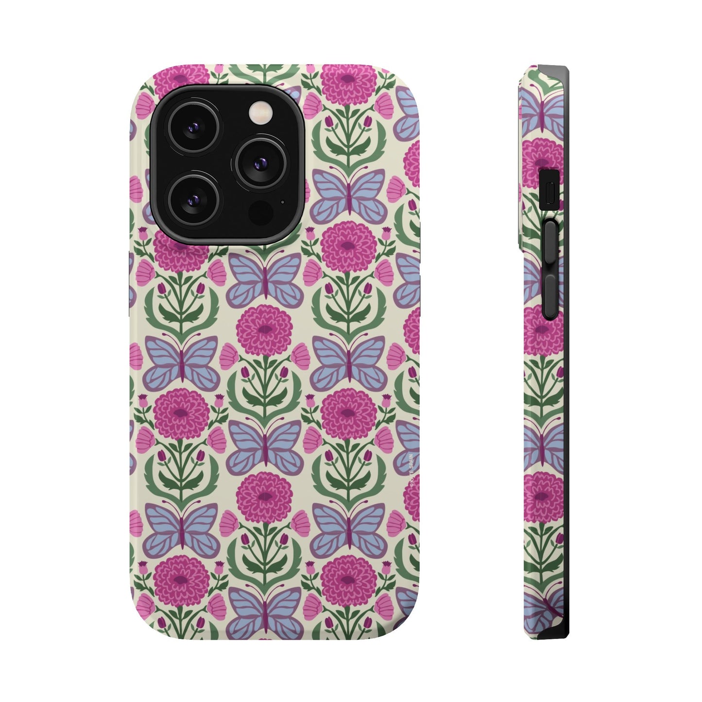 Butterfly MagSafe iPhone Case - Elegant Nature Art