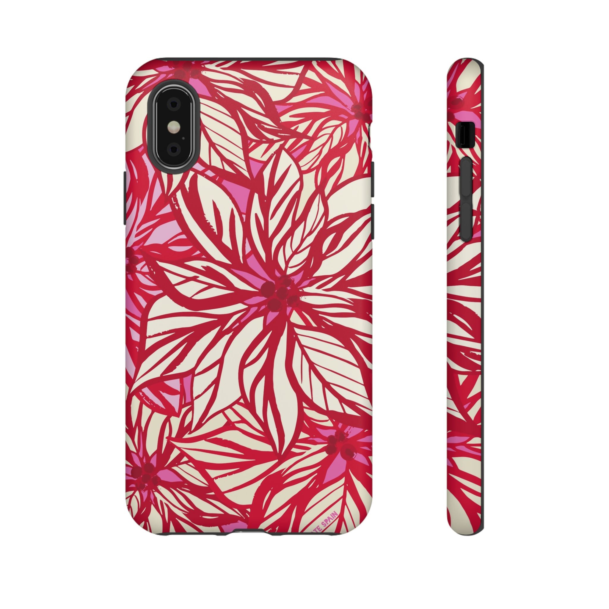 Poinsettia iPhone Tough Case iPhone XS Matte