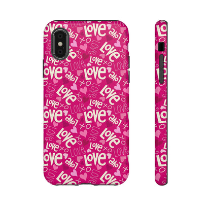 Lotta Love Pattern iPhone Tough Case