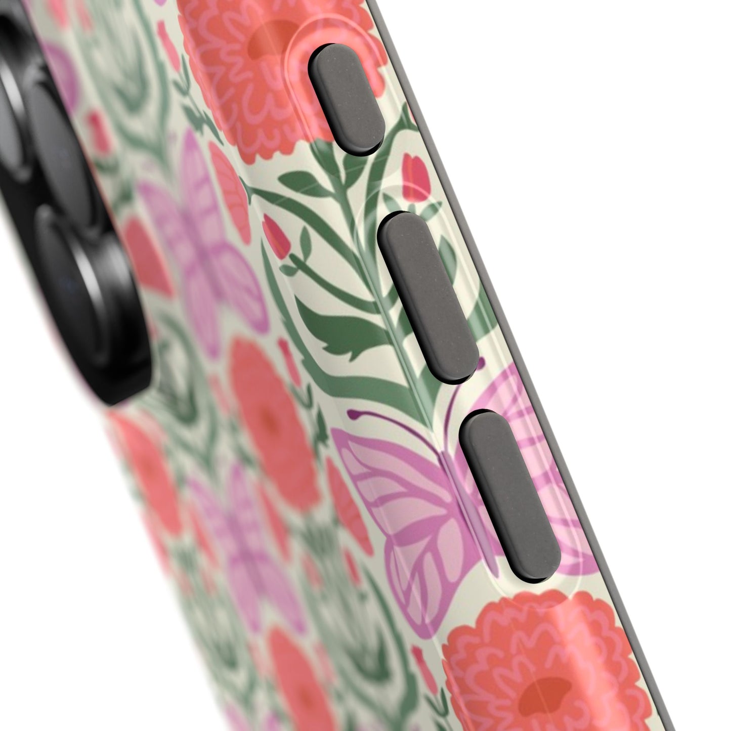Pink Butterfly MagSafe iPhone Case - Fresh from the Fields