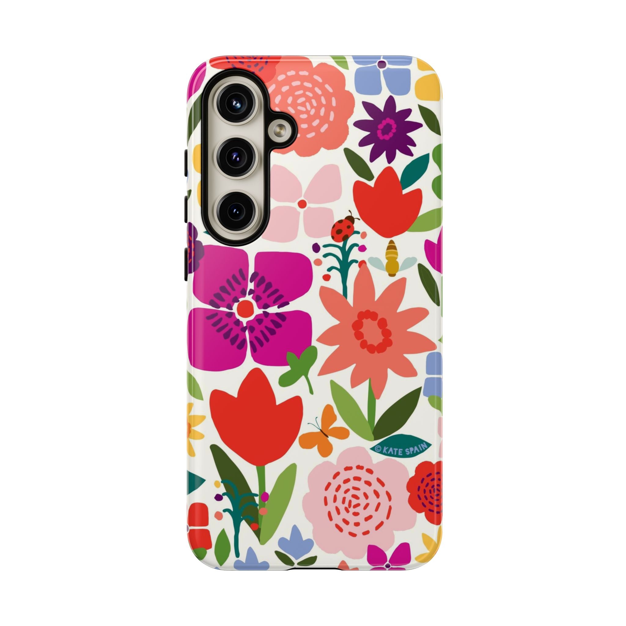 Happy Blooms Samsung Tough Case Samsung Galaxy S24 Plus Glossy