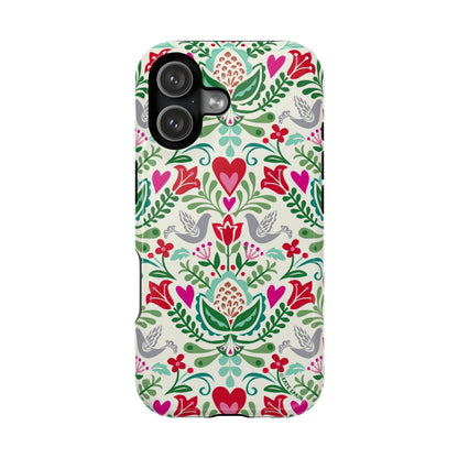 Rosemaling iPhone MagSafe Tough Case