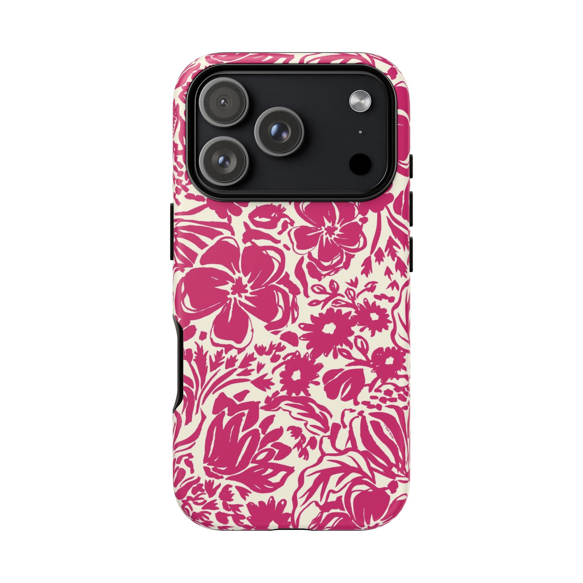 Rhapsody Bright Pink iPhone Case