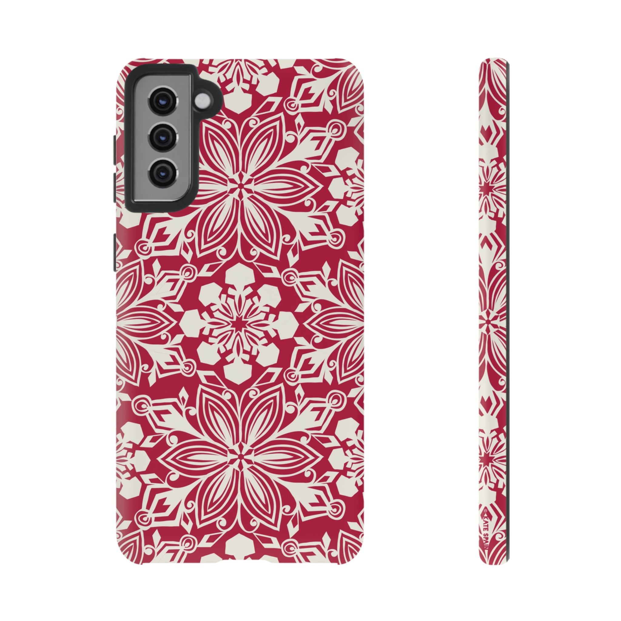 Snowfall Paper Cut Snowflake Samsung Tough Case Samsung Galaxy S21 Plus Matte