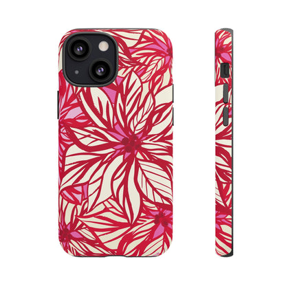 Poinsettia iPhone Tough Case iPhone 13 Mini Matte