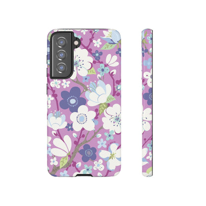 Cherry Blossoms Samsung Tough Case Samsung Galaxy S21 FE Glossy