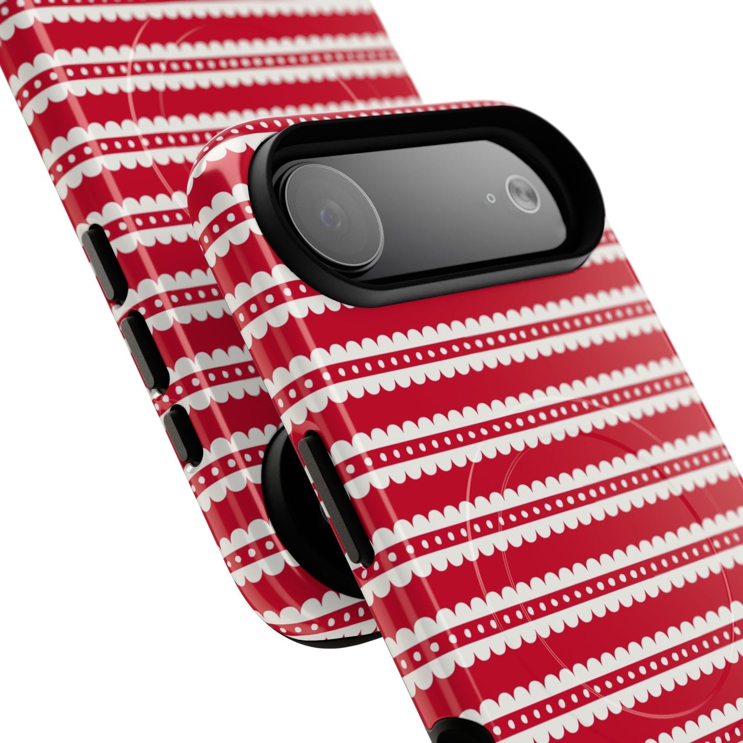 Candy Cane Stripe Tough Magnetic Phone Case