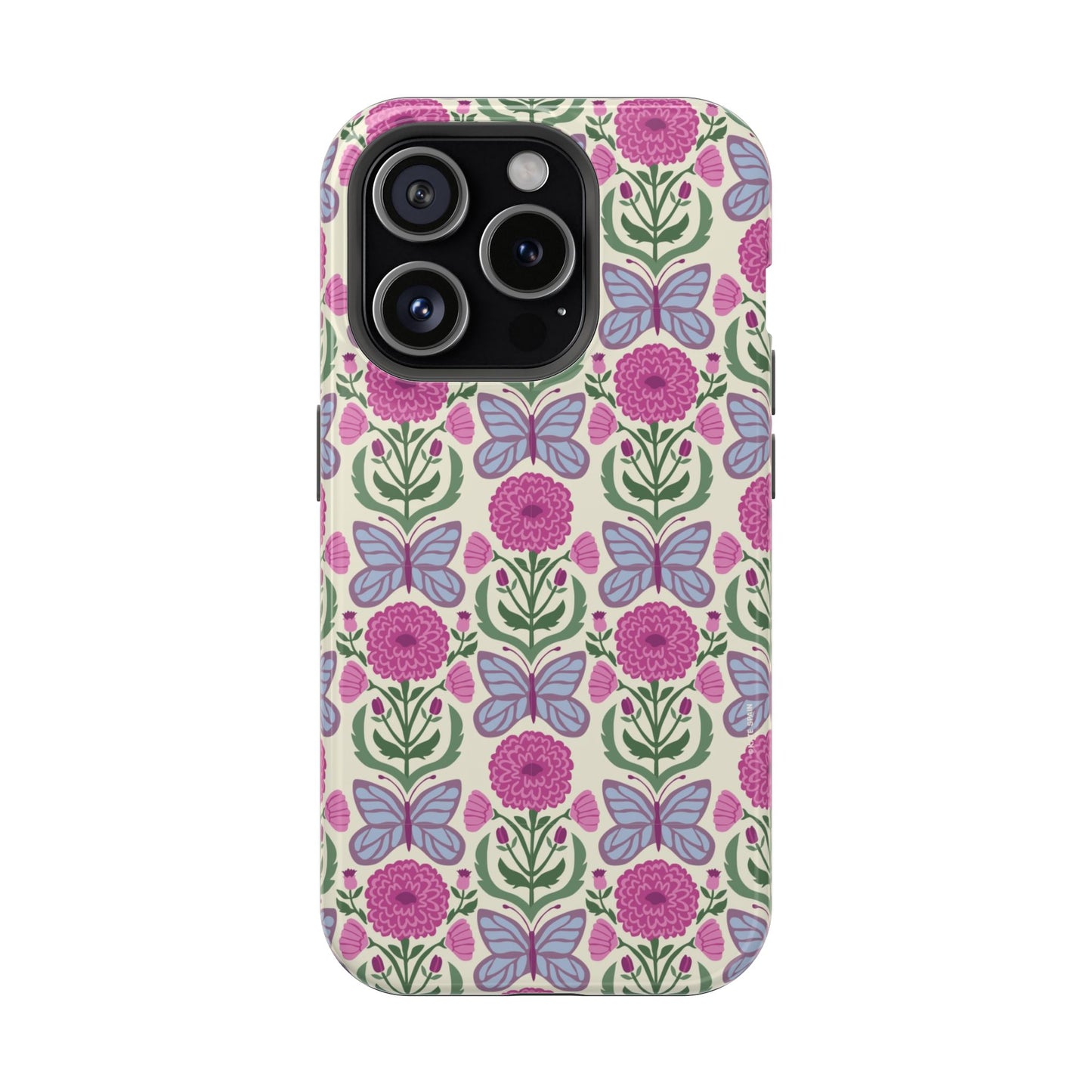 Butterfly MagSafe iPhone Case - Elegant Nature Art