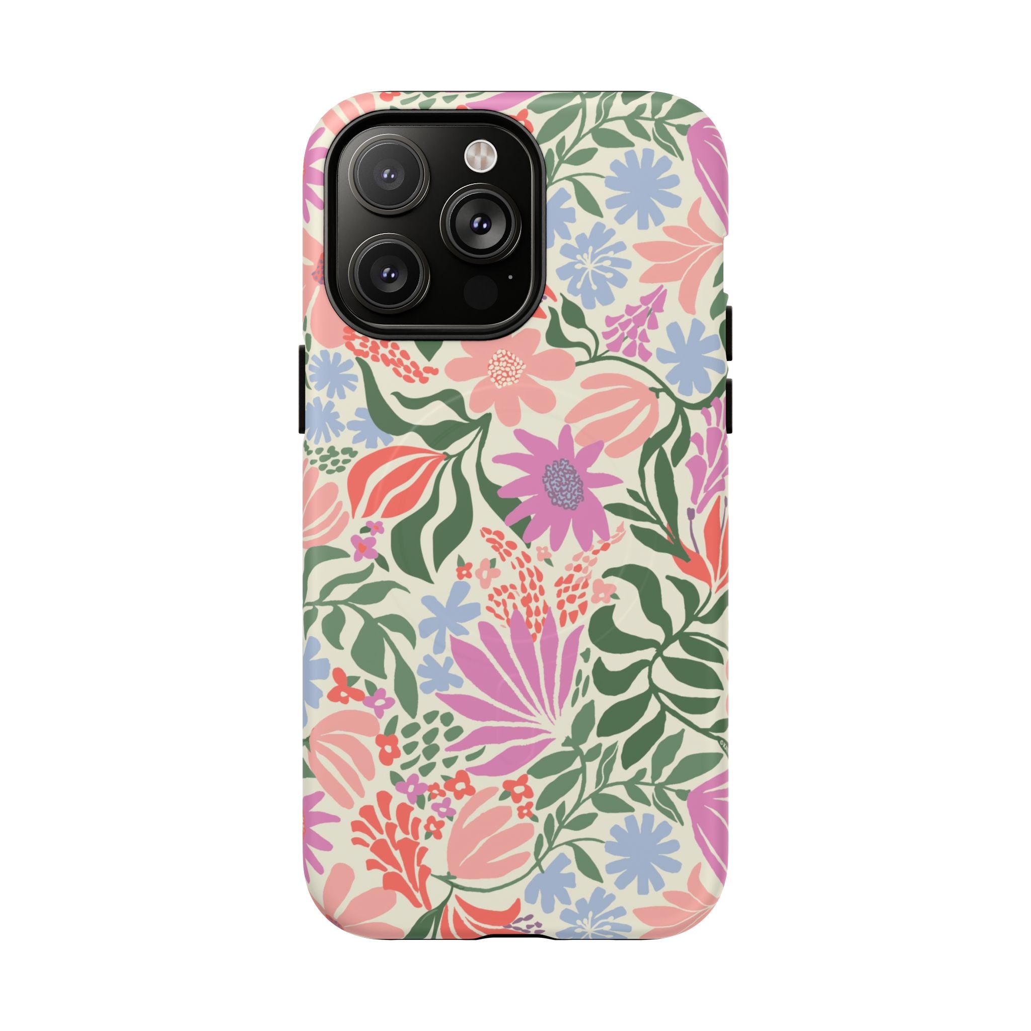 Botanica Pastel MagSafe iPhone 14 Pro Max Case – Matte | blush, lavender, sage pastel botanical wildflower print