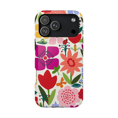 Happy Blooms iPhone MagSafe Tough Case
