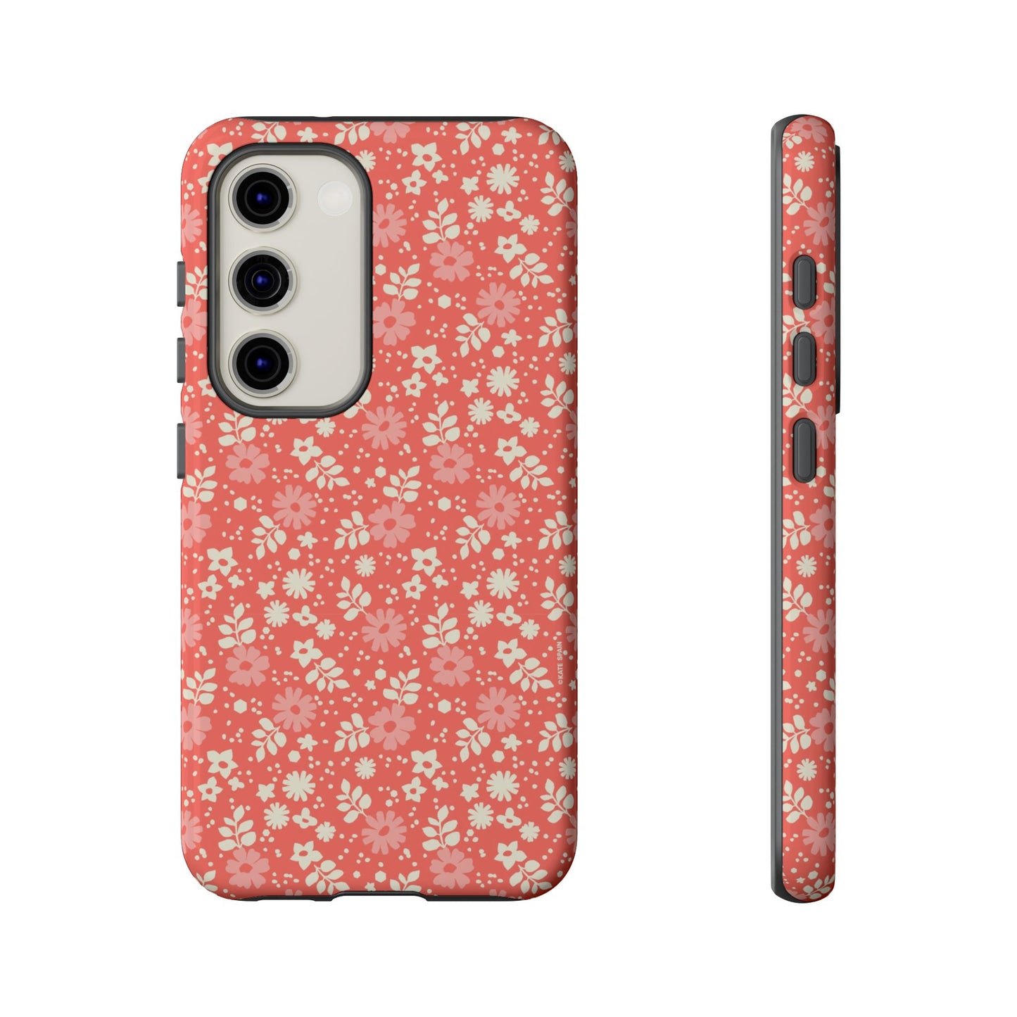 Petaline Floral Daisy Coral Samsung Tough Case
