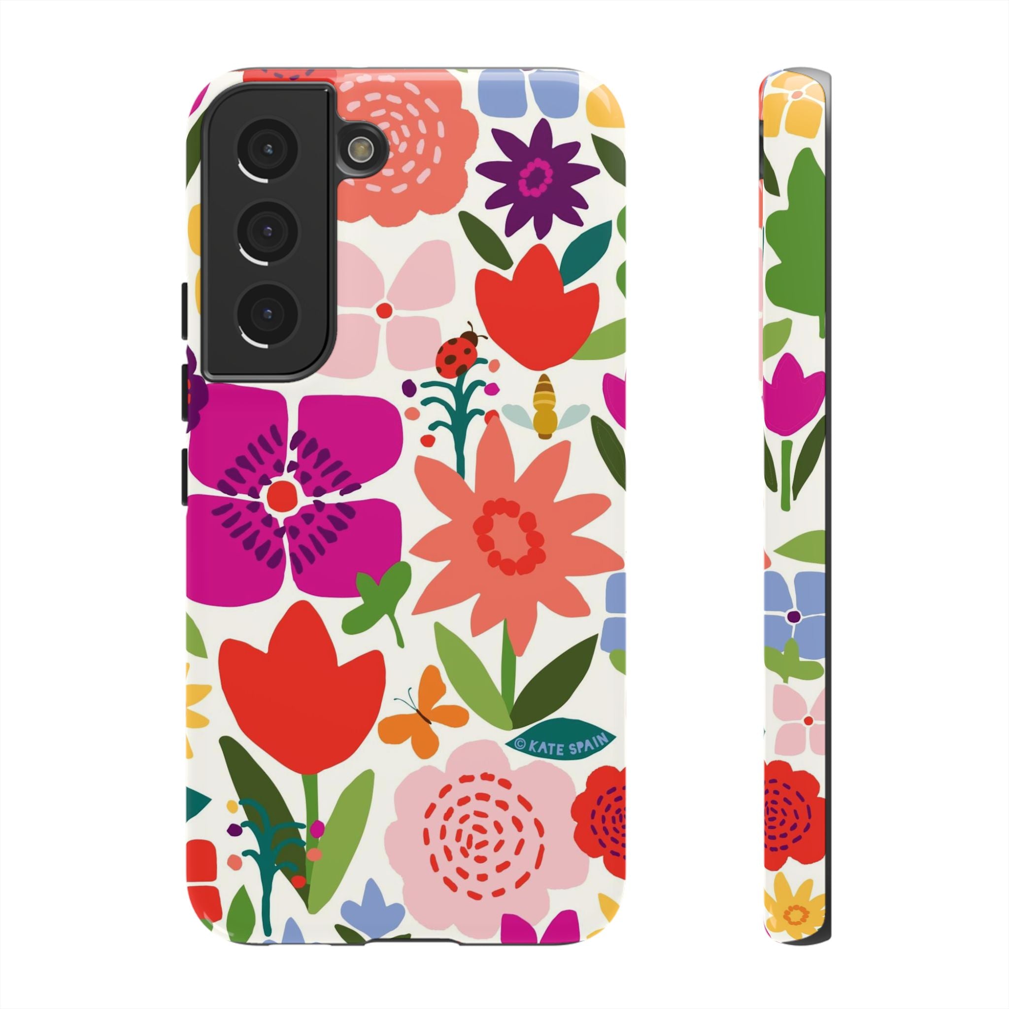 Happy Blooms Samsung Tough Case Samsung Galaxy S22 Glossy