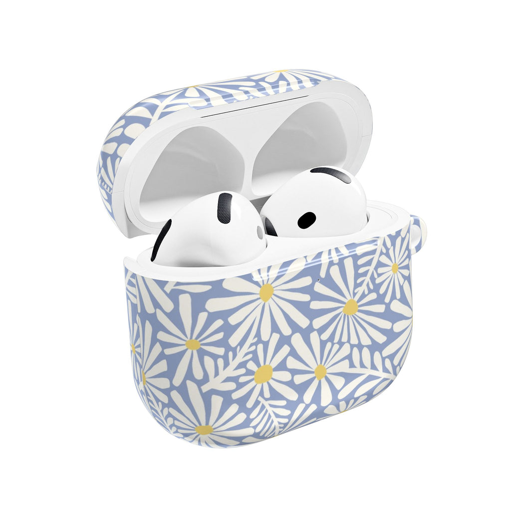 Montauk Daisy Cottage Blue AirPods Case