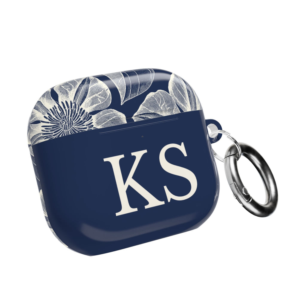 Vintage Bloom Personalized AirPods Case