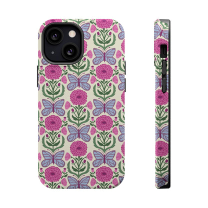 Butterfly MagSafe iPhone Case - Elegant Nature Art