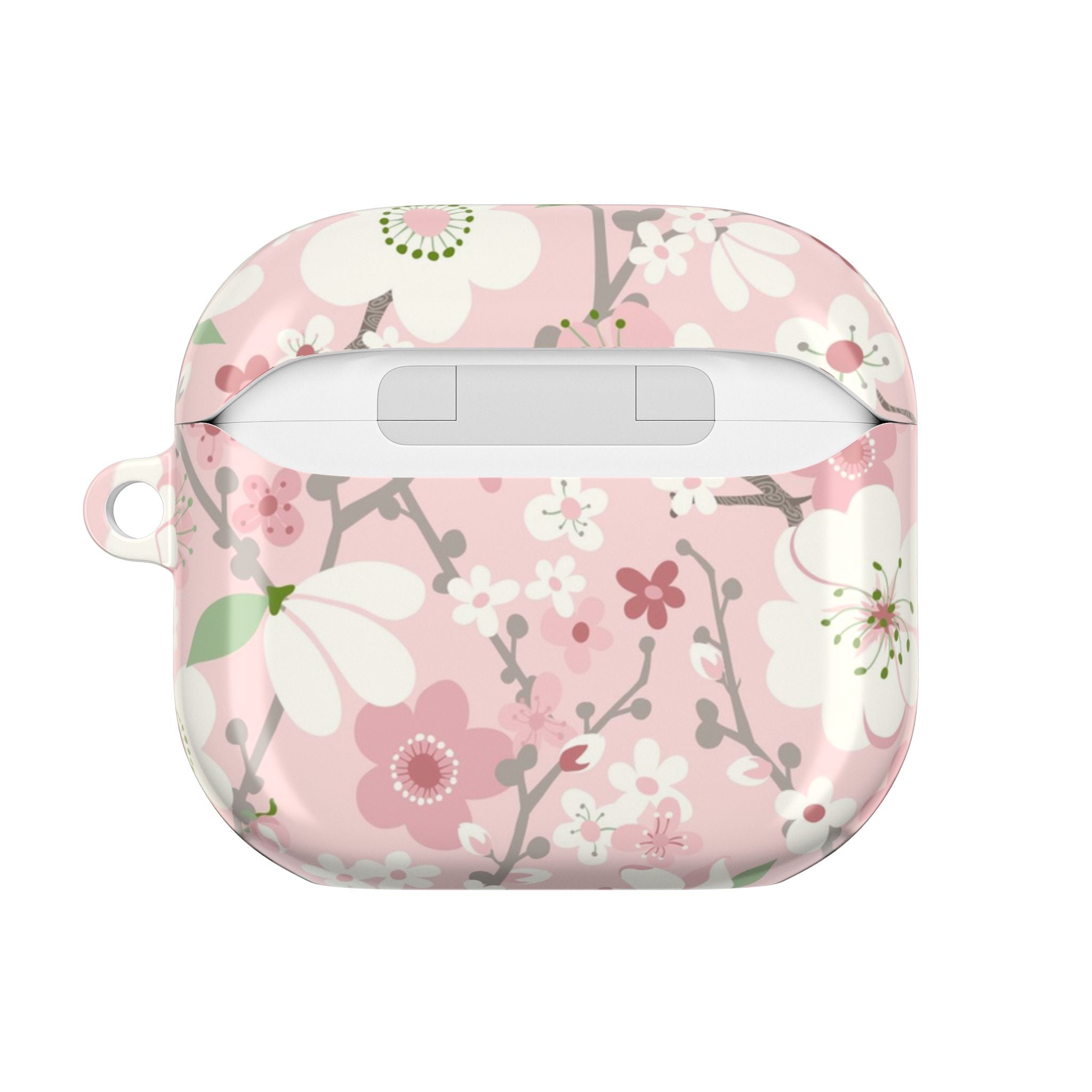Pink Cherry Blossom AirPods Case