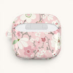 Pink Cherry Blossom AirPods Case