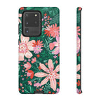 Tropical Bonaire Samsung Galaxy S20 Ultra Case – Glossy | jade, pink, white tropical floral botanical print