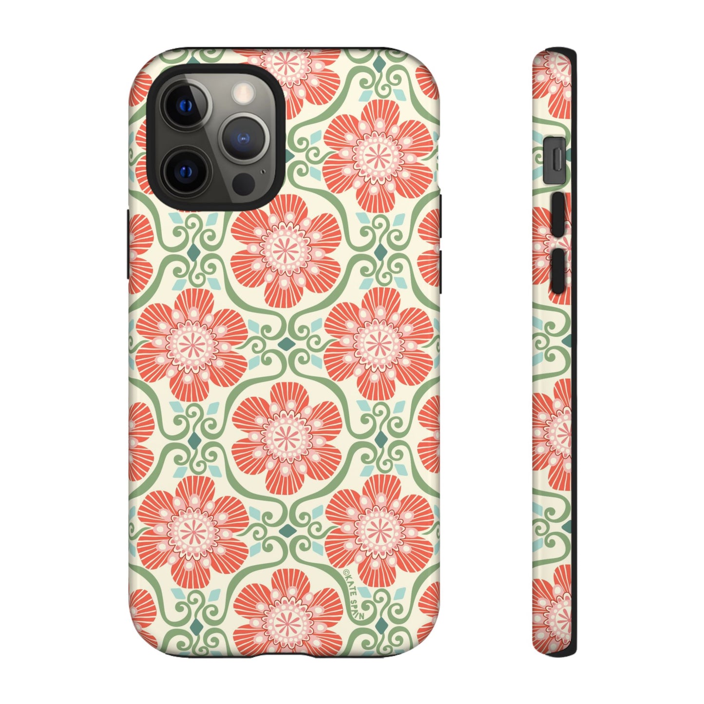 Barcelona Flowers iPhone Tough Case iPhone 12 Pro Glossy