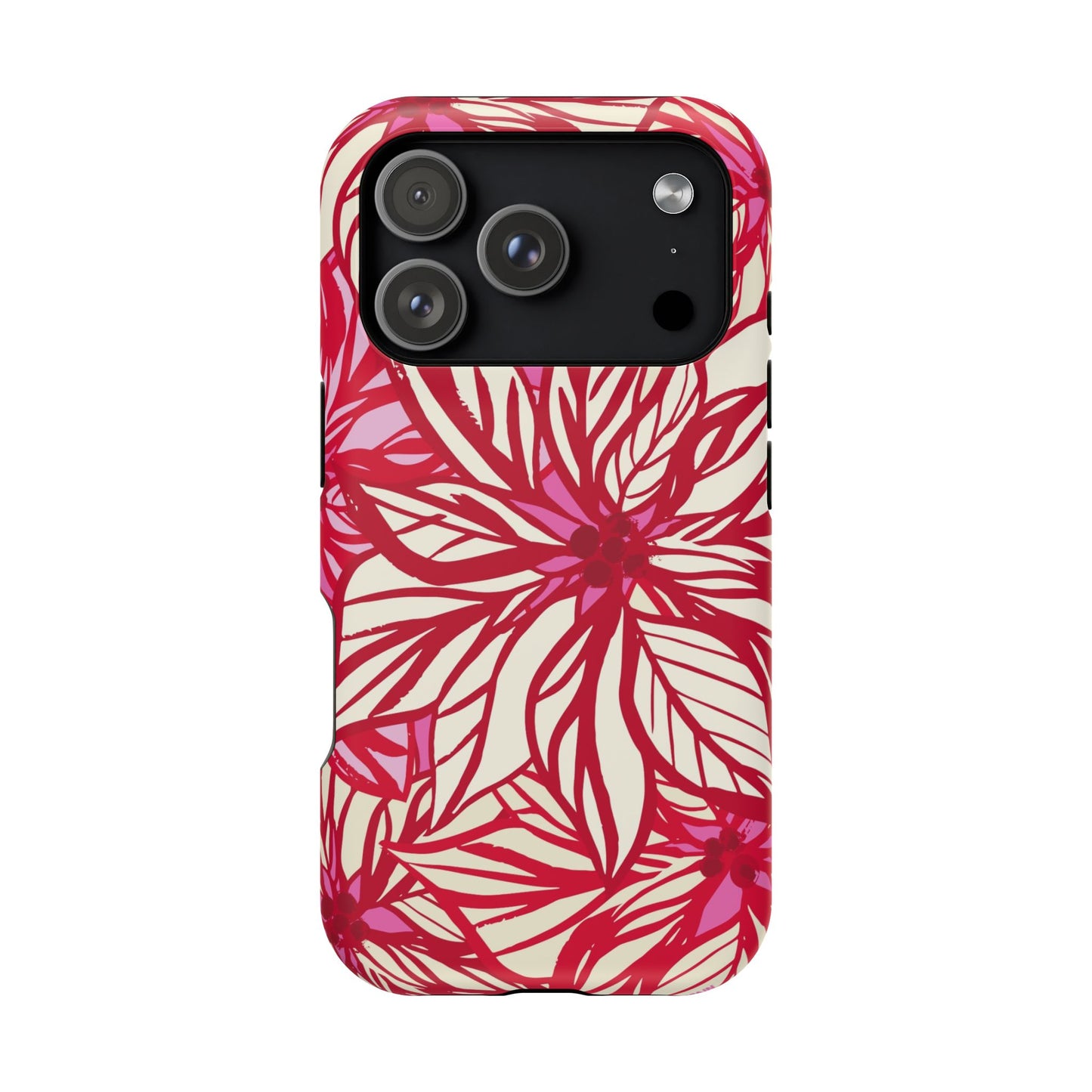 Poinsettia iPhone MagSafe Tough Case