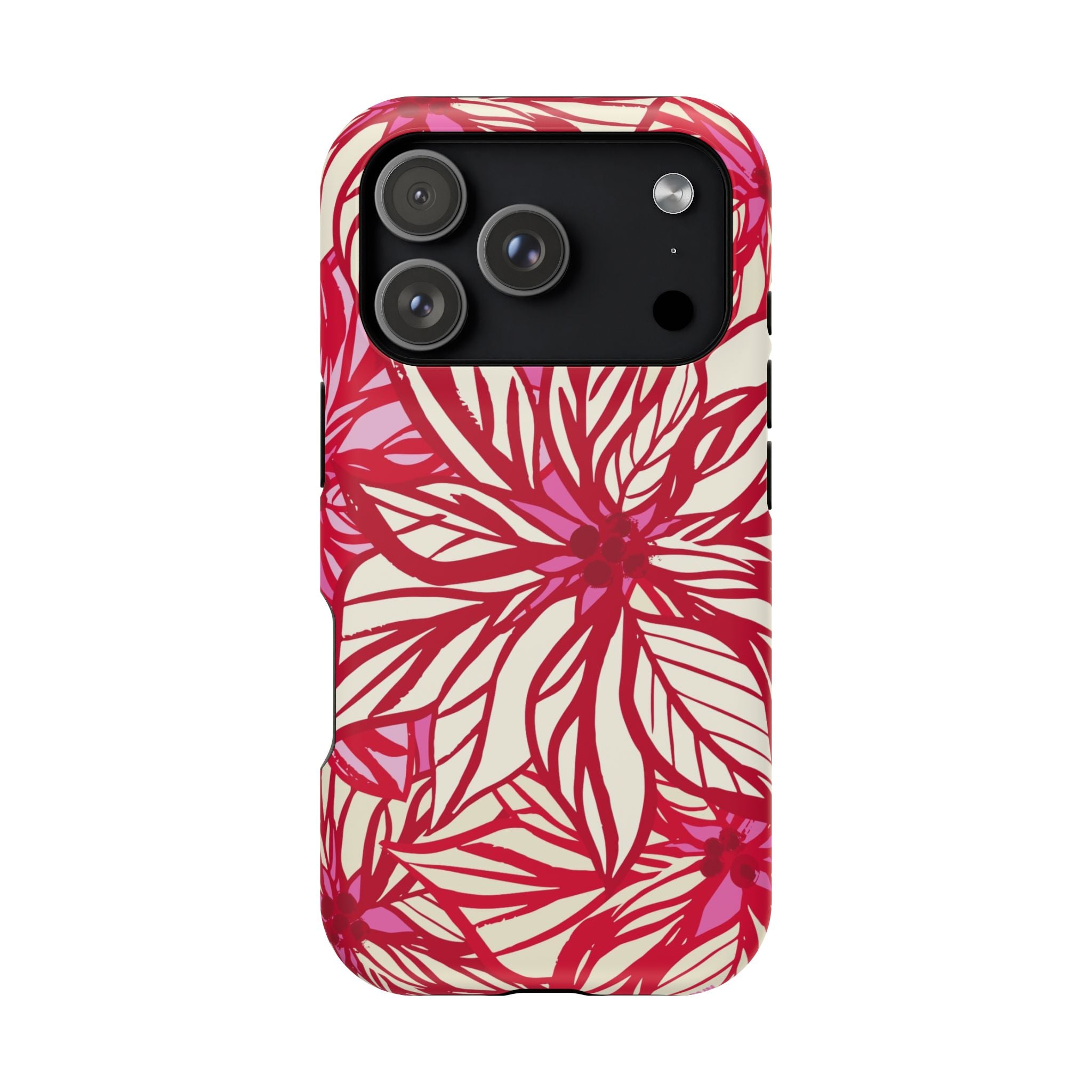 Poinsettia MagSafe iPhone Case