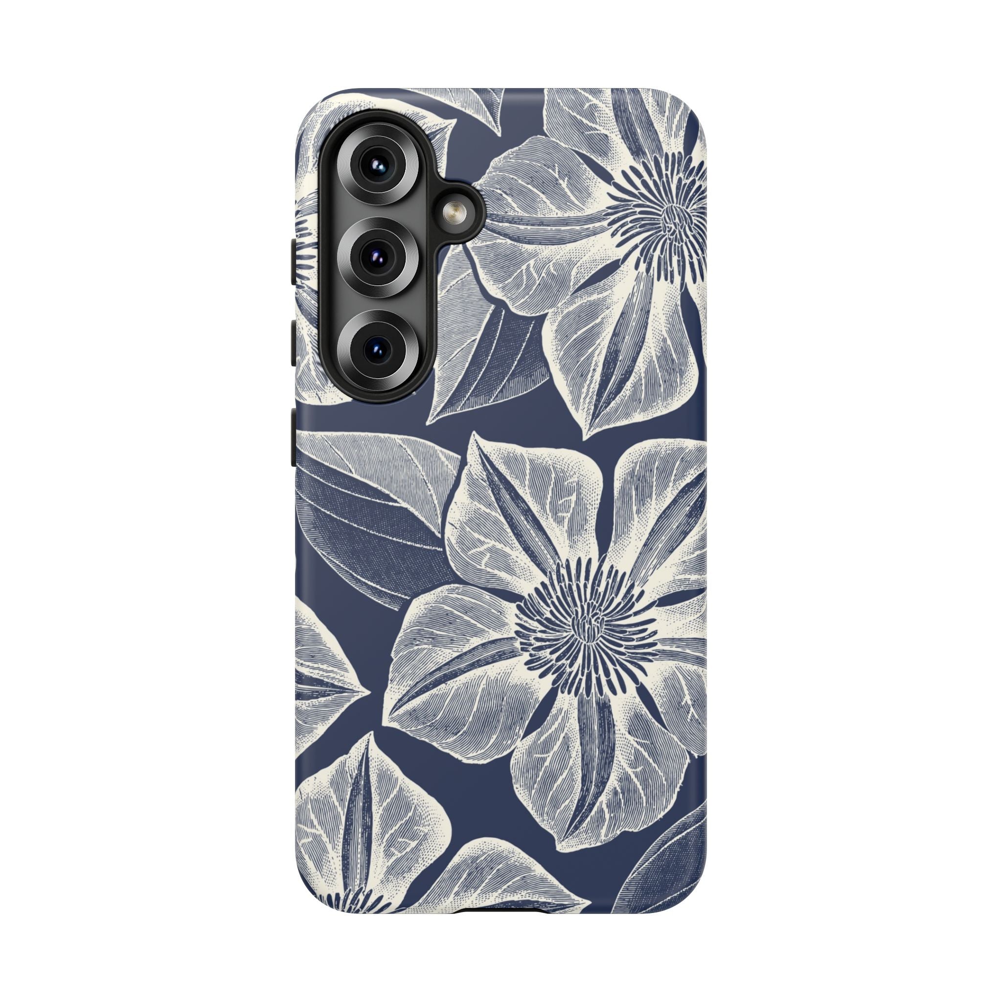 Vintage Bloom Navy Samsung Case