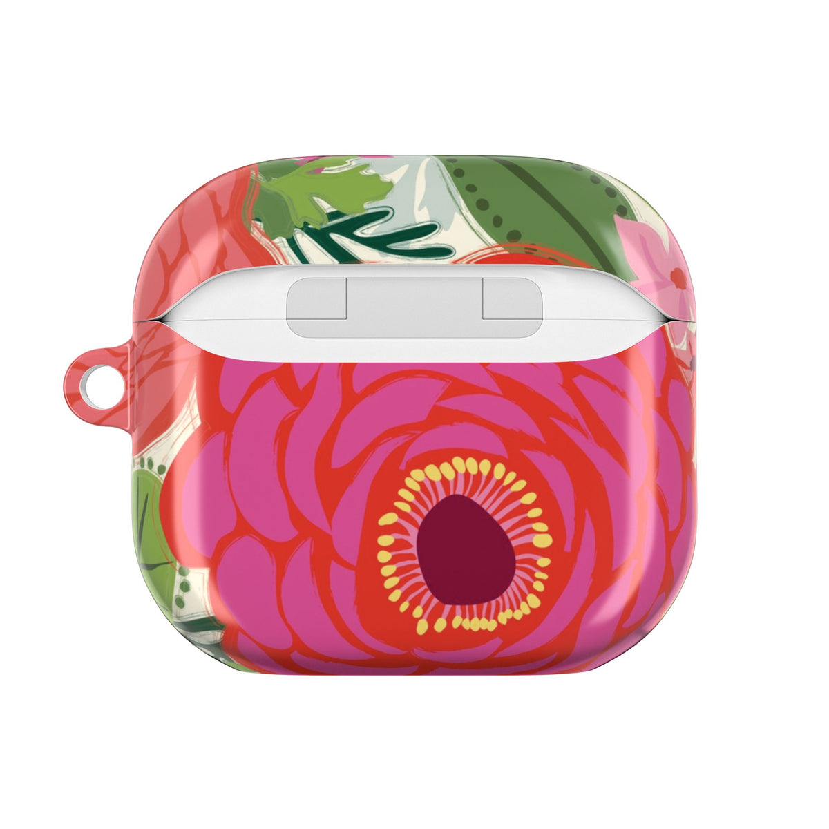 Bloomerie Fuchsia Personalized AirPods Case