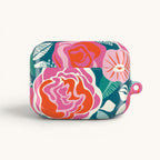 Tea Rose Teal AirPods Case