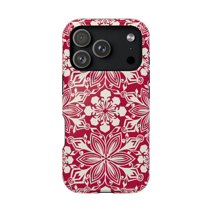 Snowfall Paper Cut Snowflake MagSafe Tough Case