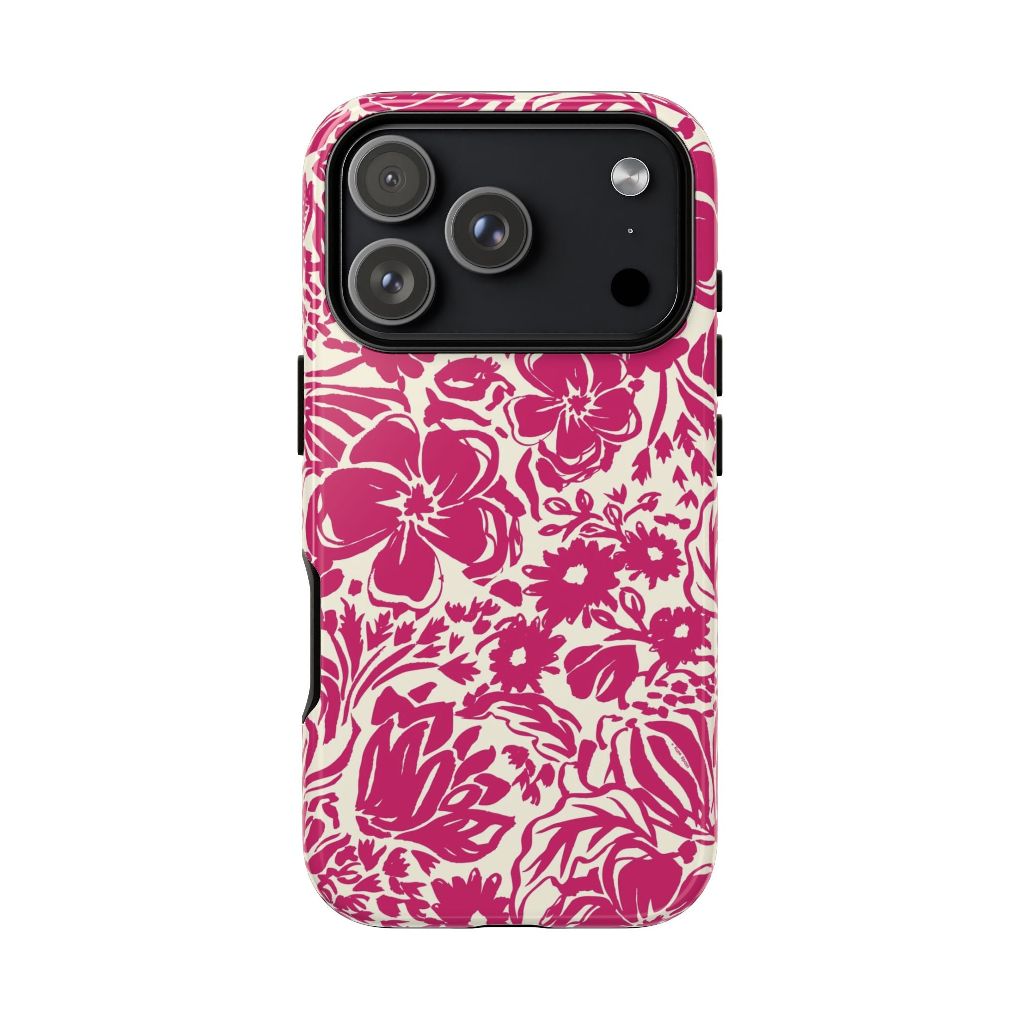 Rhapsody Bright Pink iPhone Case