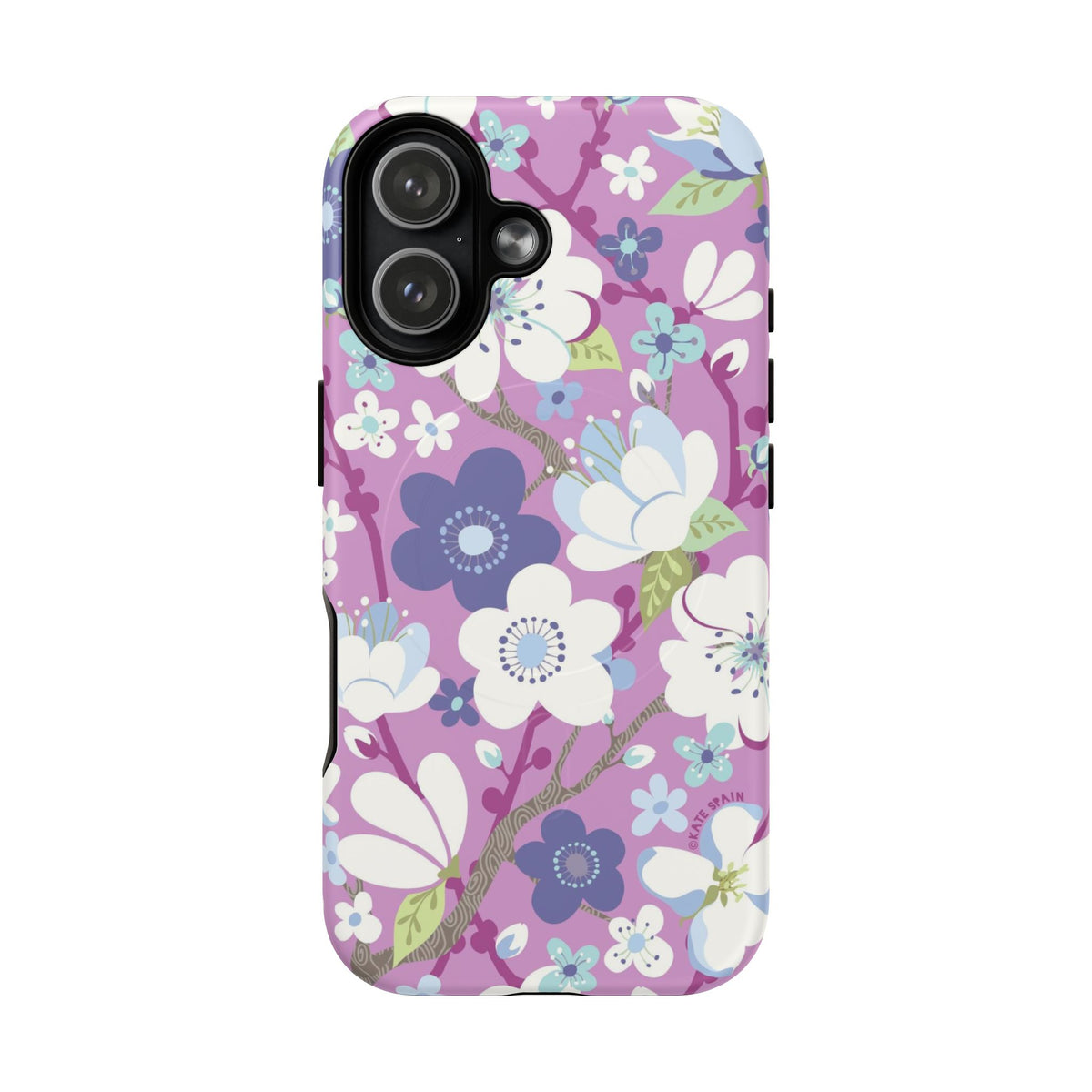 Purple Cherry Blossom MagSafe Case