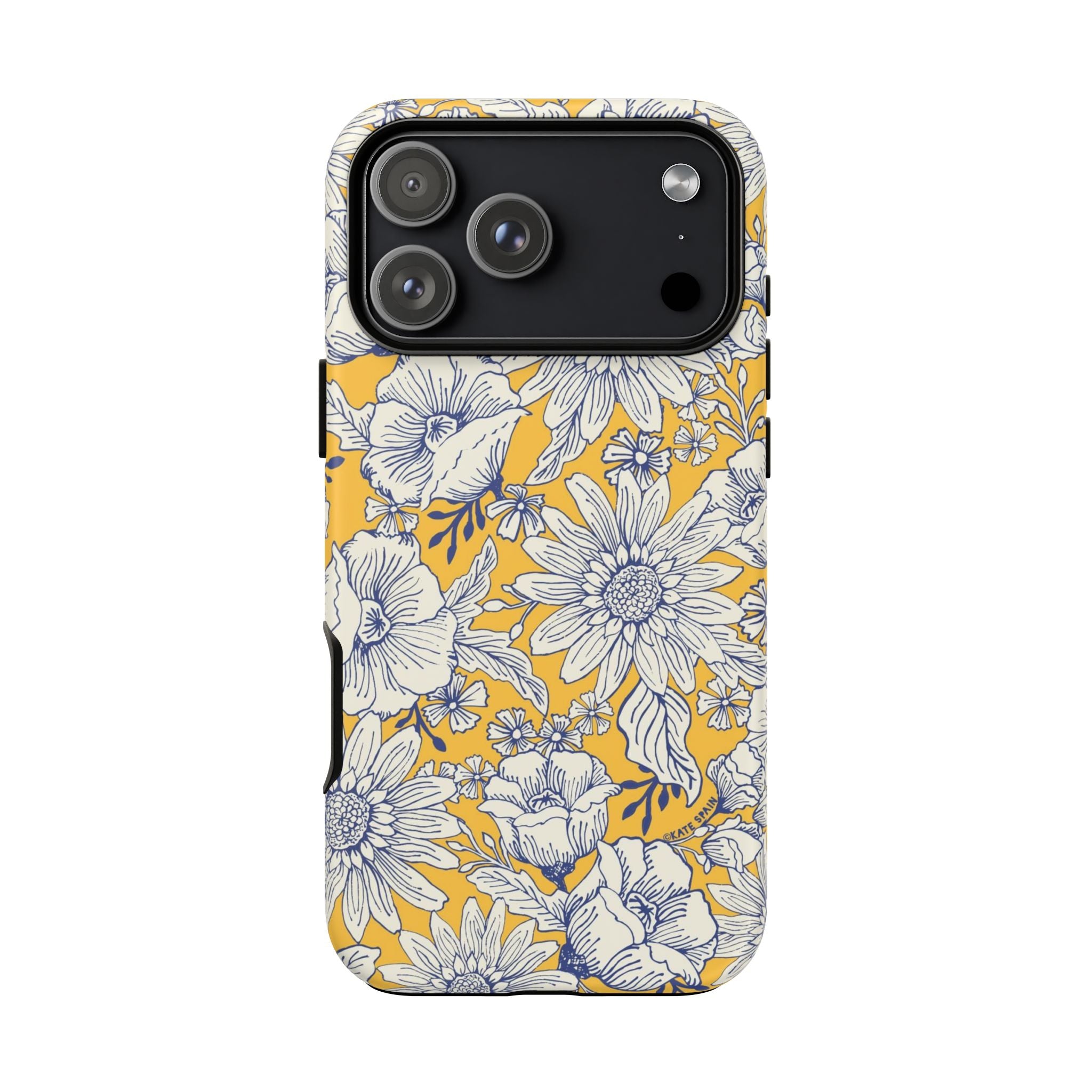 iPhone 17 Pro Max case with Jardin floral pattern in matte finish