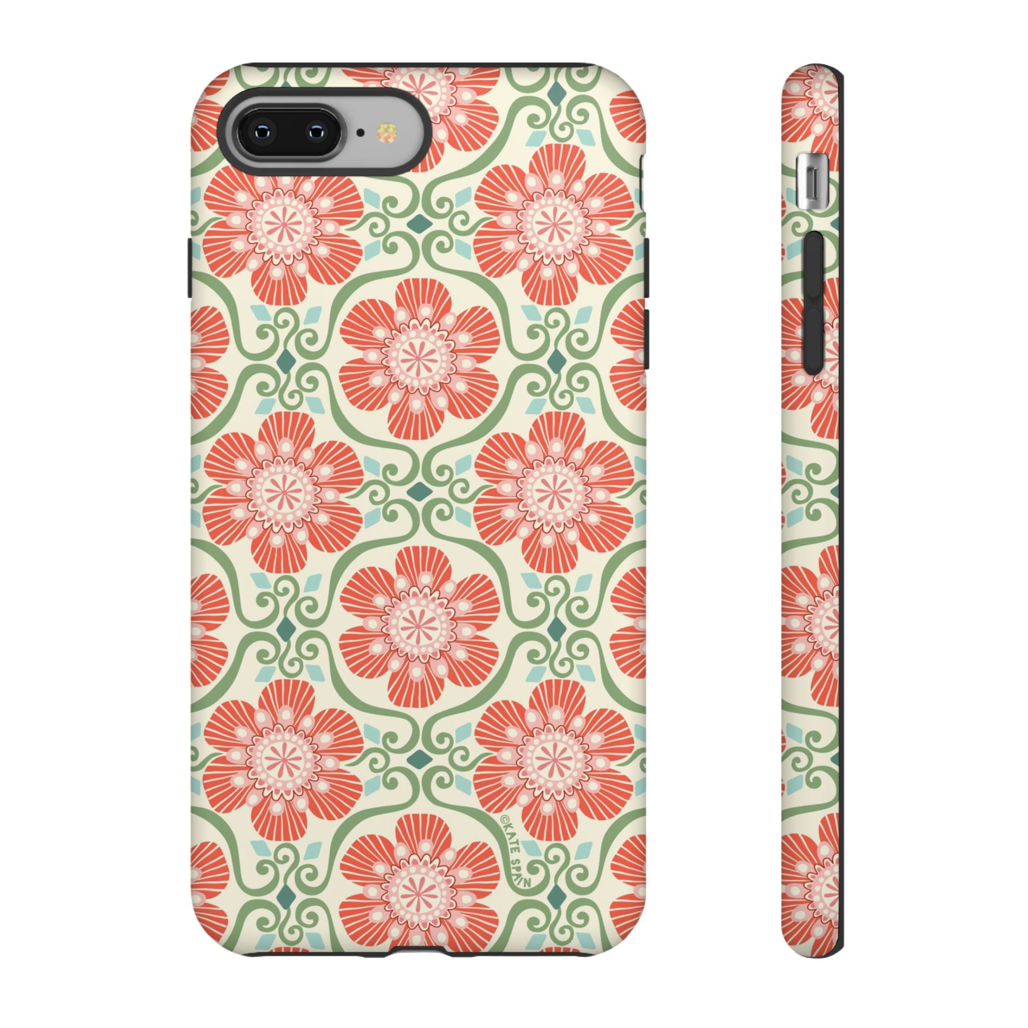 Barcelona Flowers iPhone Tough Case iPhone 8 Plus Matte