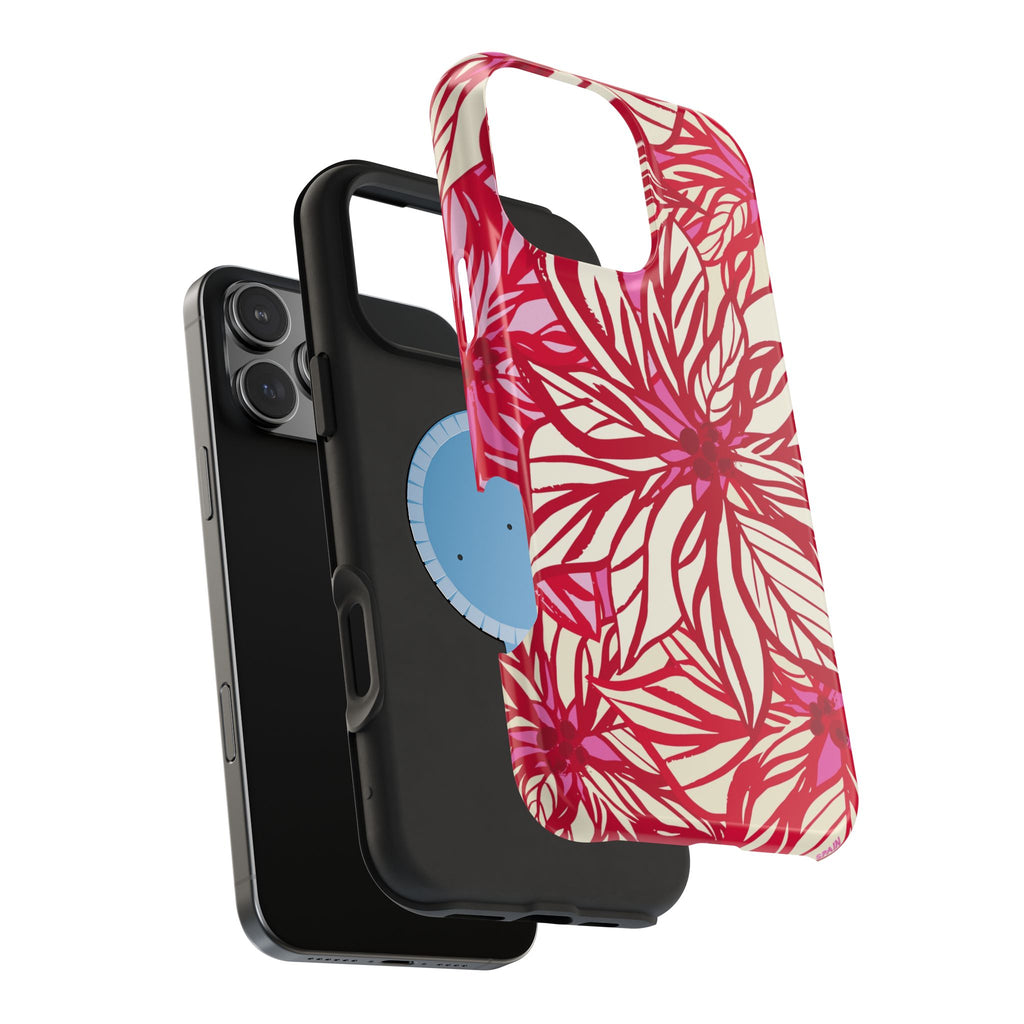 Poinsettia MagSafe iPhone Case