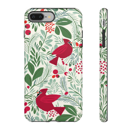 Birds and Berries iPhone Tough Case